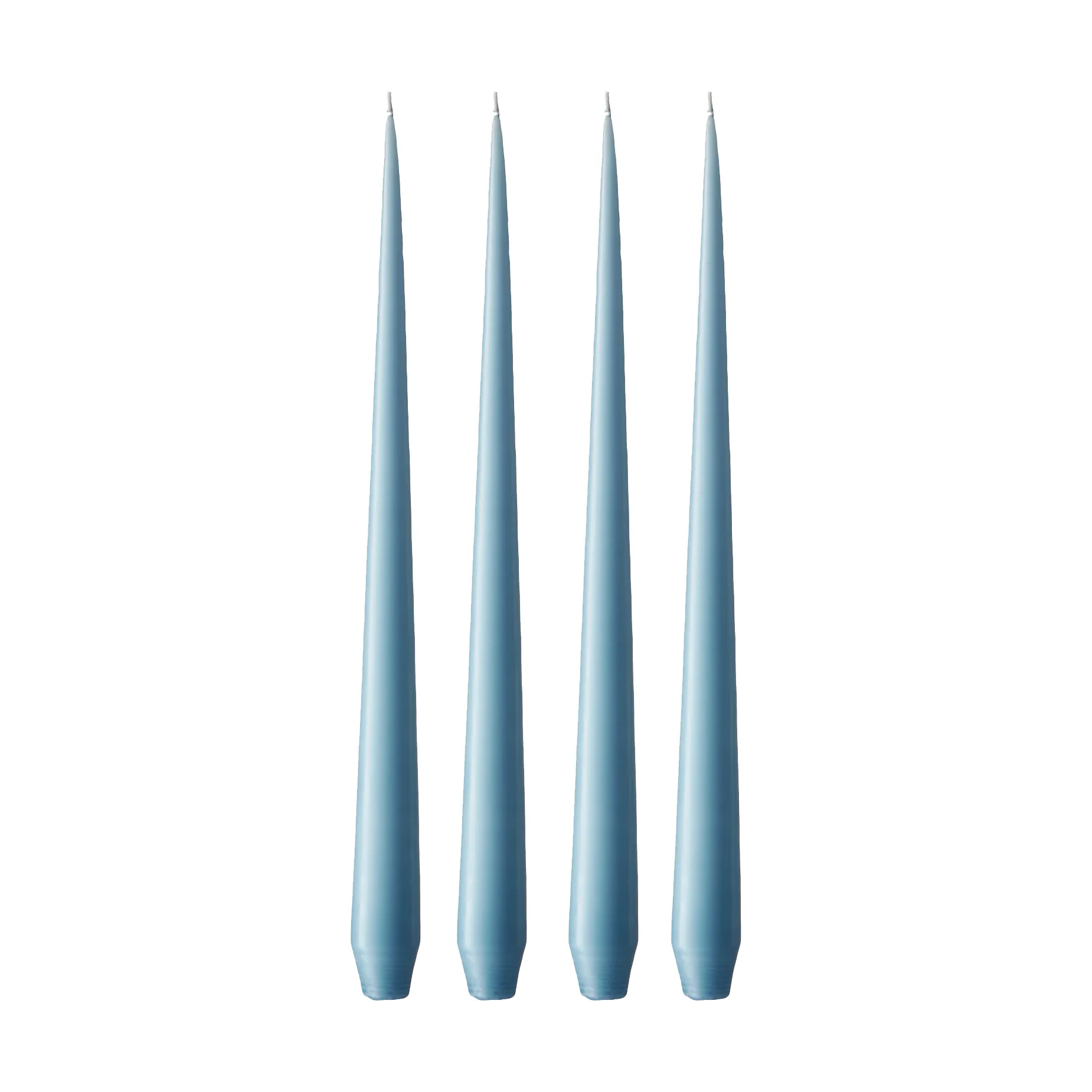 ester & erik Kerze 4er Pack matt, Moon blue 37, 32 cm ester & erik