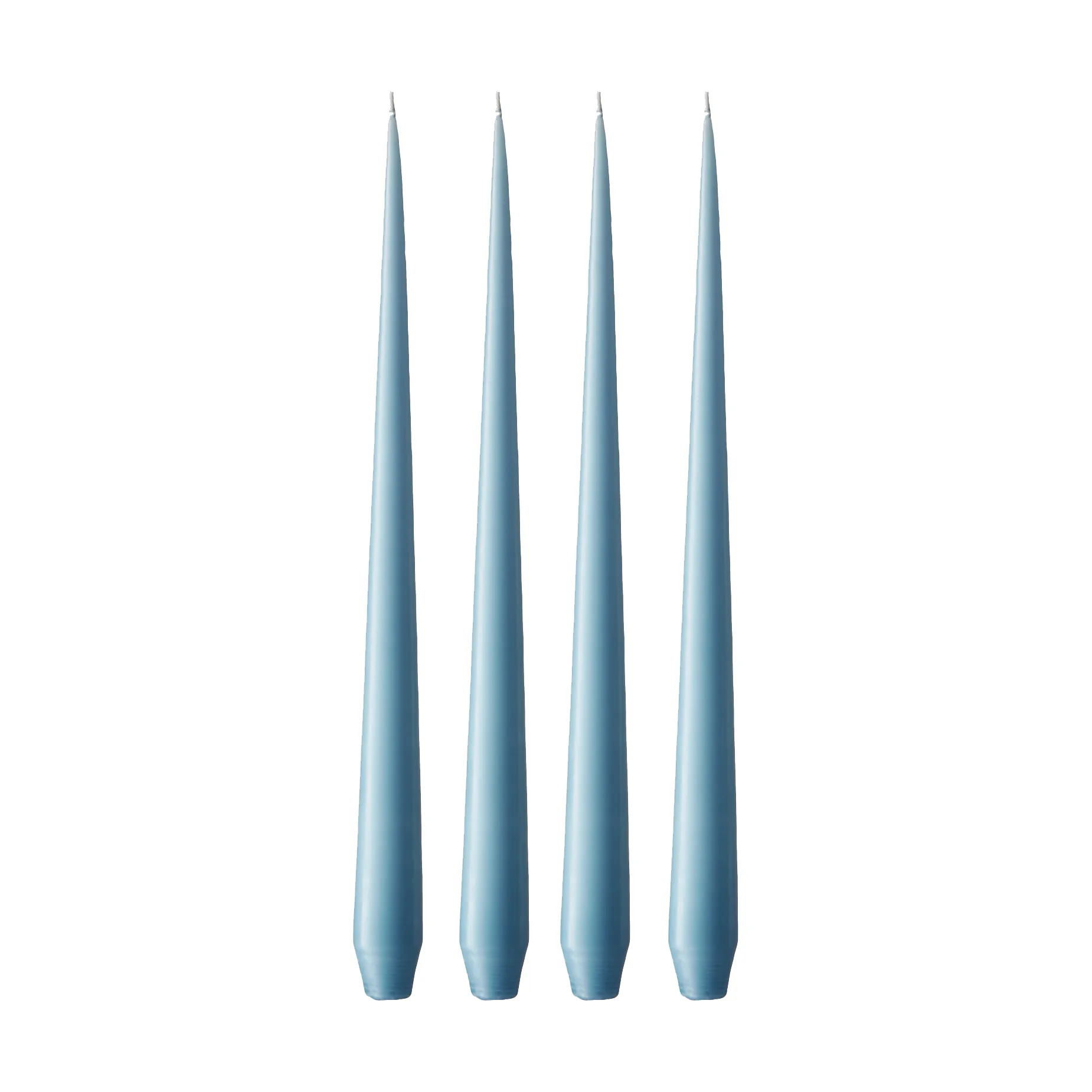 ester & erik Kerze 4er Pack matt, Moon blue 37, 42 cm ester & erik