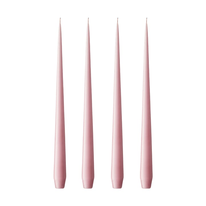 ester & erik Kerze 4er Pack matt - old rose, 32 cm - Ester & erik