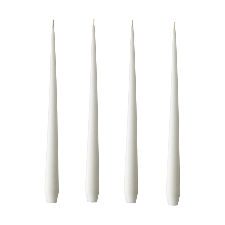ester & erik Kerze 4er Pack matt - pure white, 32 cm - Ester & erik