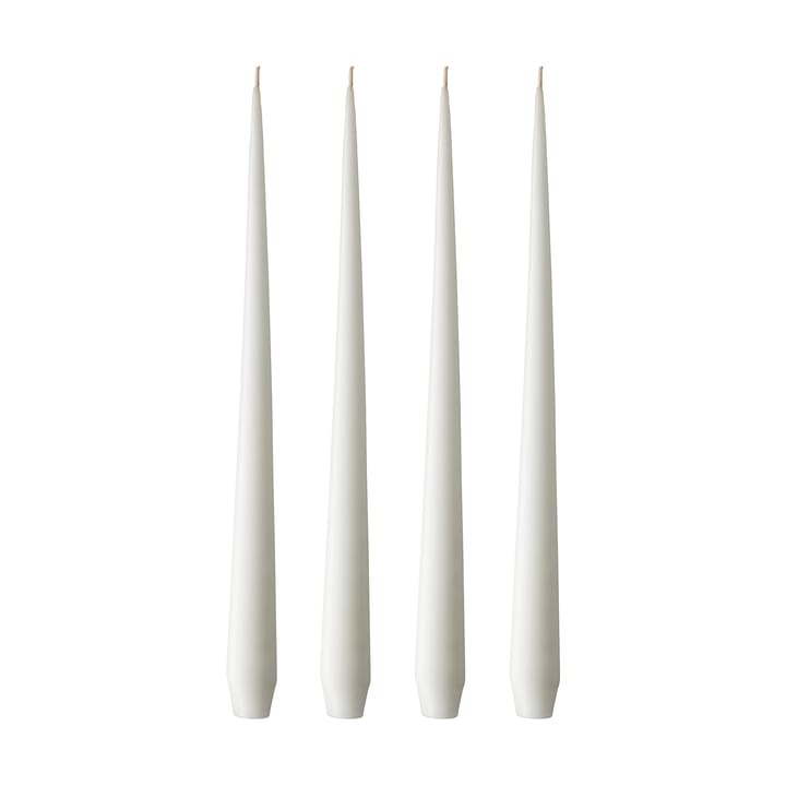 ester & erik Kerze 4er Pack matt - pure white, 42 cm - Ester & erik