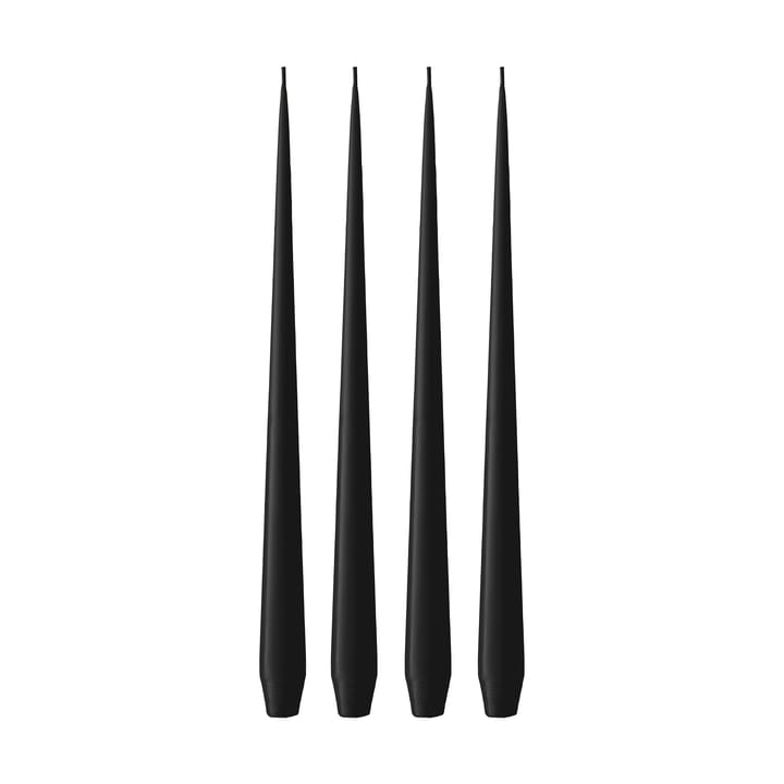 ester & erik Kerze 4er Pack matt - Velvet matt black 95, 32 cm - Ester & erik