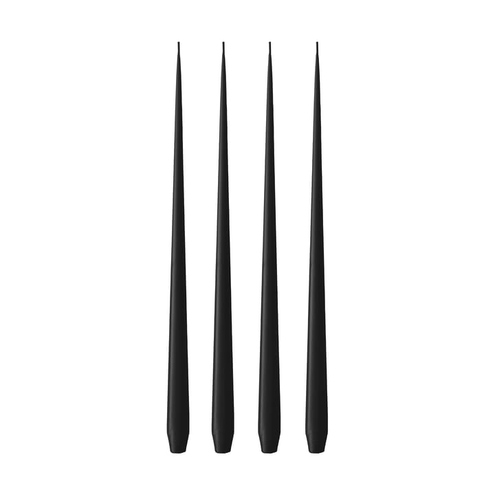 ester & erik Kerze 4er Pack matt - Velvet matt black 95, 42 cm - Ester & erik