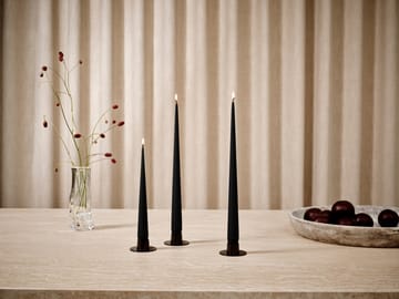 ester & erik Kerze 4er Pack matt - Velvet matt black 95, 42 cm - ester & erik
