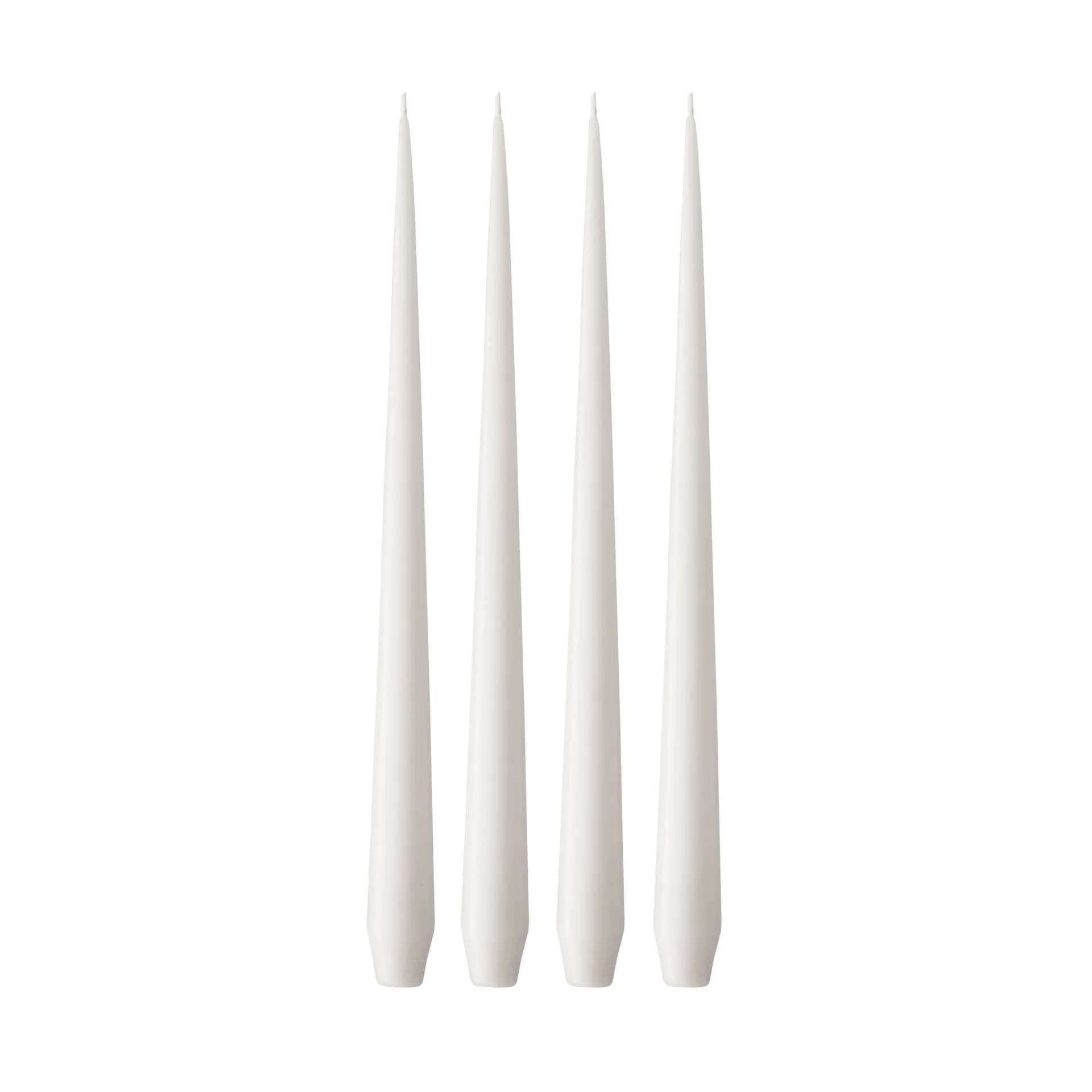 ester & erik Kerze 4er Pack matt, White ash 21, 42 cm ester & erik