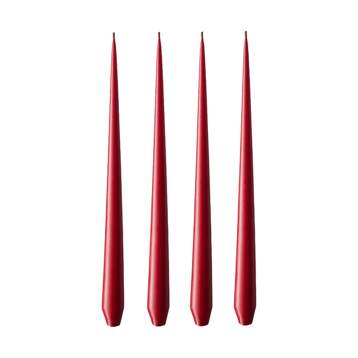 ester & erik Kerze 4er Pack matt - winter berry, 42 cm - Ester & erik
