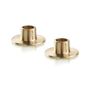 ester & erik Kerzenhalter matt 2er Pack - Gold - ester & erik