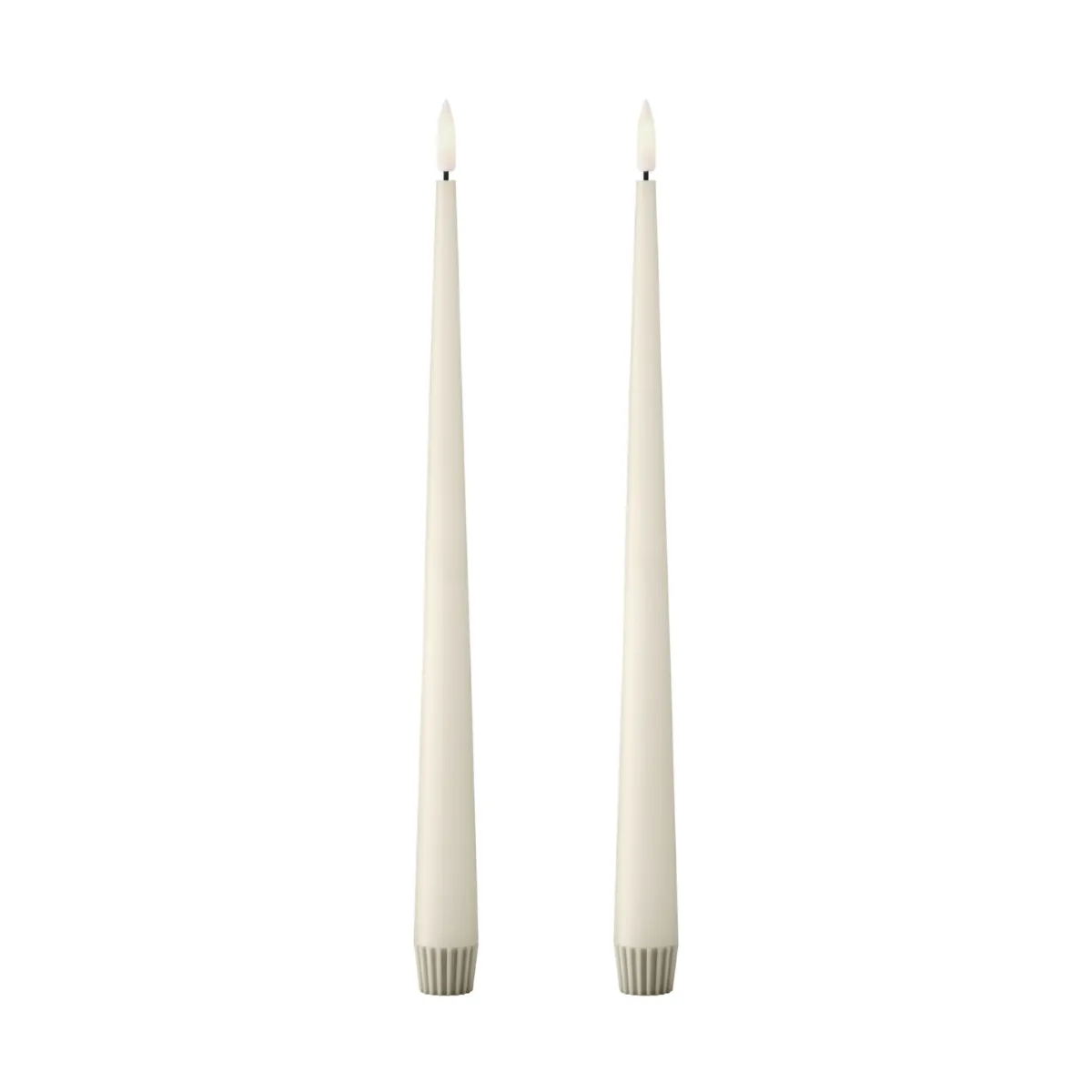 ester & erik Stabkerzen LED 2er-Pack, 06 Ivory, 30cm ester & erik
