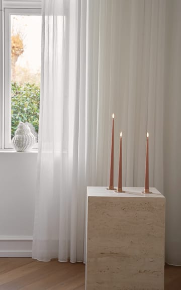 ester & erik Stabkerzen LED 2er-Pack - 20 Rosy caramel, 40cm - ester & erik