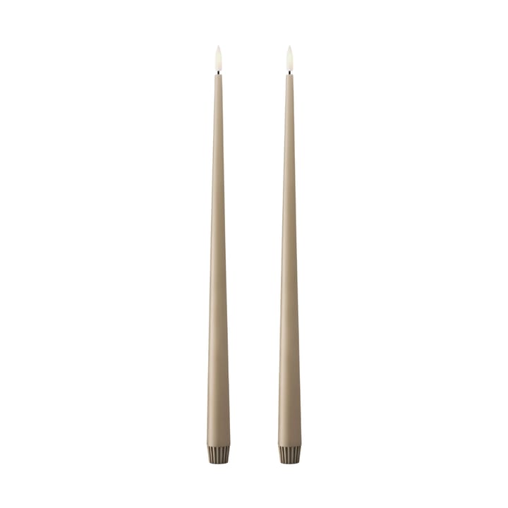 ester & erik Stabkerzen LED 40 cm 2er-Pack - 17 Nougat Note - Ester & erik