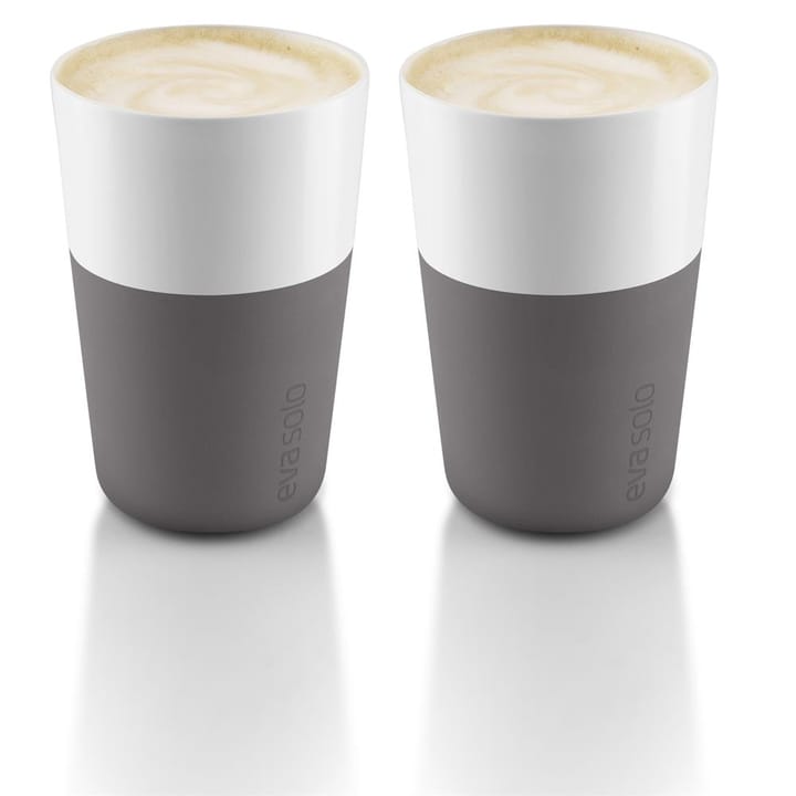 Eva Solo Café-Latte-Becher 2er-Pack, Elephant grey Eva Solo