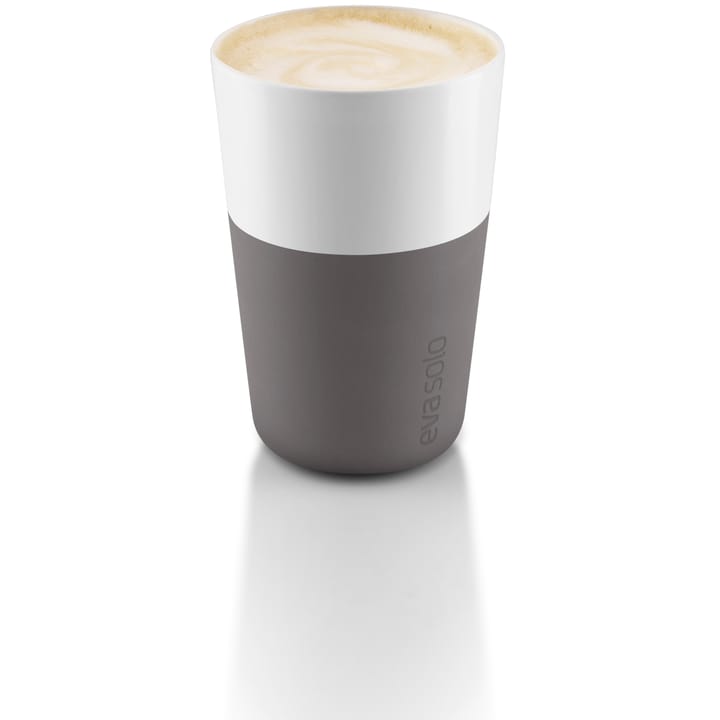 Eva Solo Café-Latte-Becher 2er-Pack, Elephant grey Eva Solo