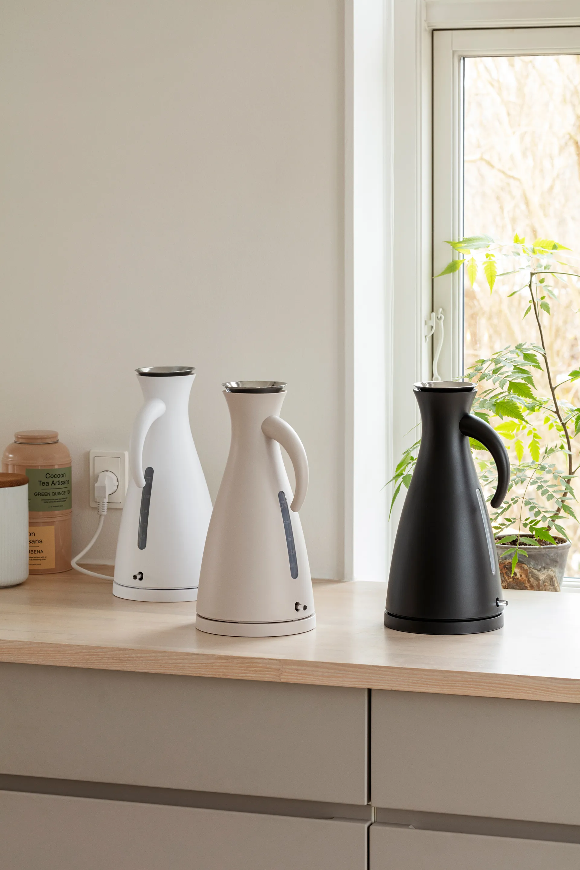 Eva Solo elektrisk Wasserkocher 1,5 liter, Matt Sand Eva Solo