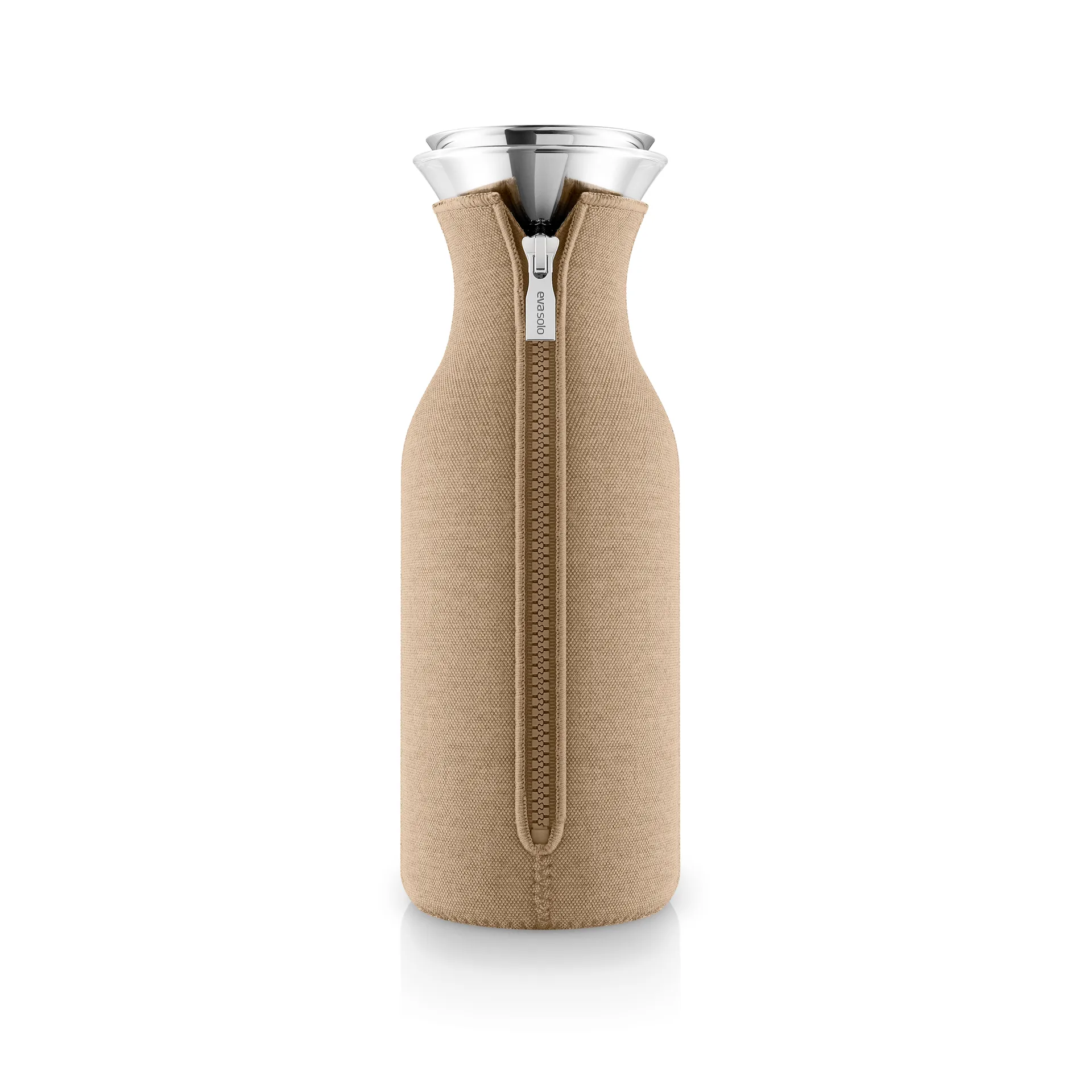 Eva Solo Kühlschrank-Karaffe mit gewebtem Überzug, Caramel cream Eva Solo