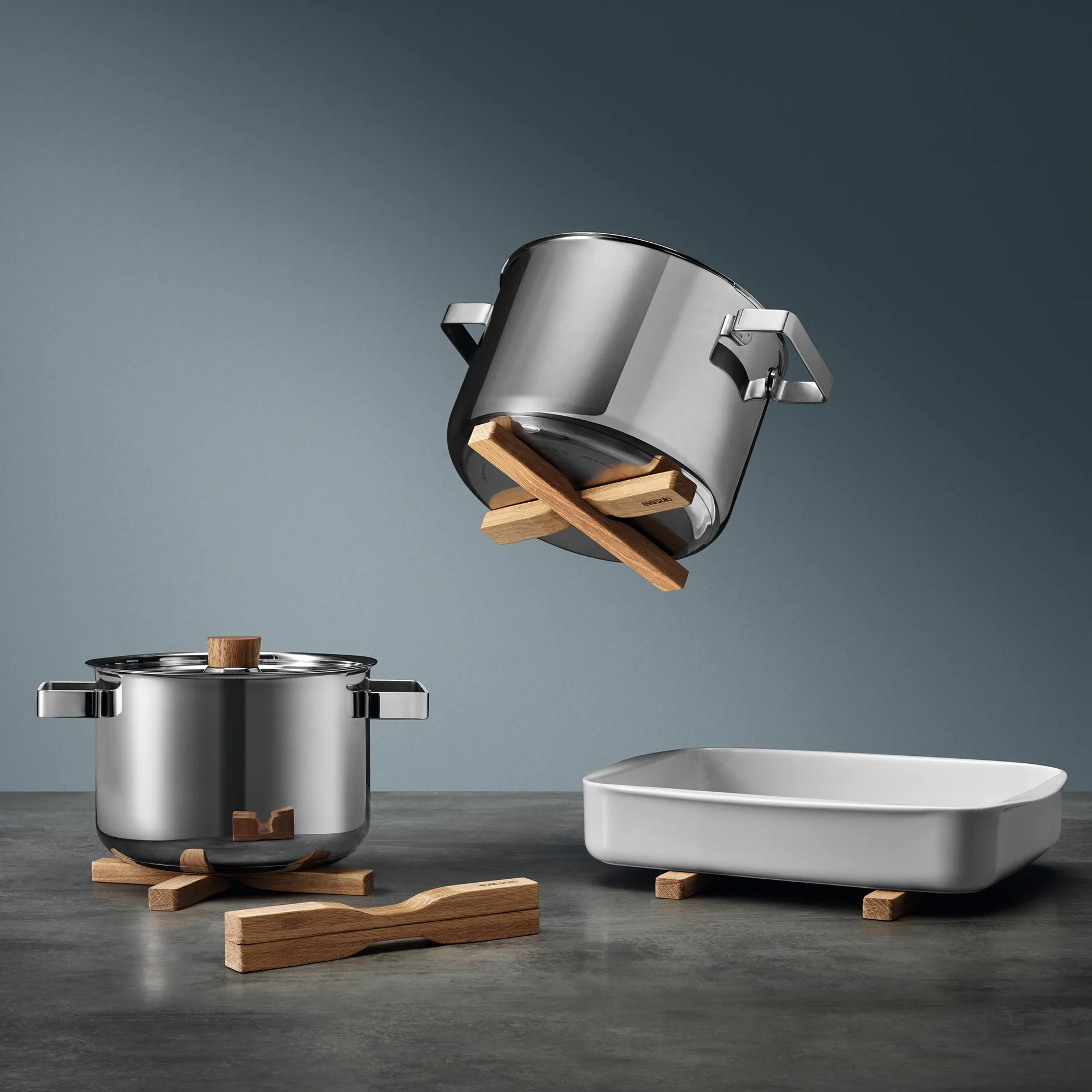 Eva Solo magnetiskt Topfuntersetzer oak, Braun Eva Solo