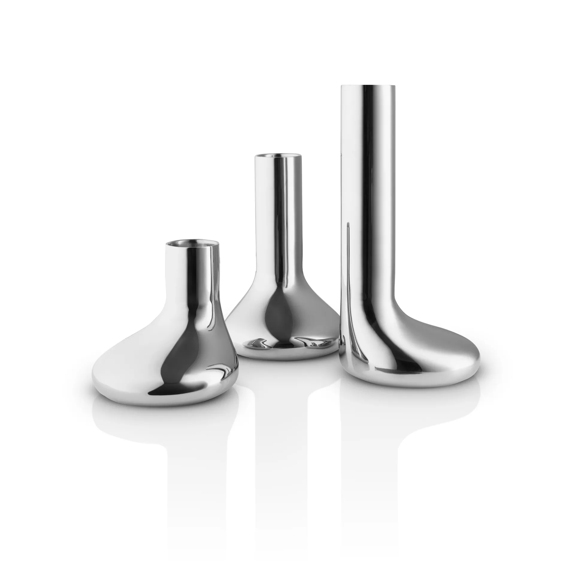 Eva Solo Mellow Kerzenhalter 3 Stk., Silber Eva Solo