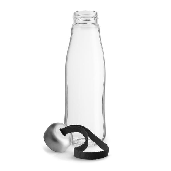 Eva Solo Trinkflasche aus Glas 0,5 L, Black Eva Solo
