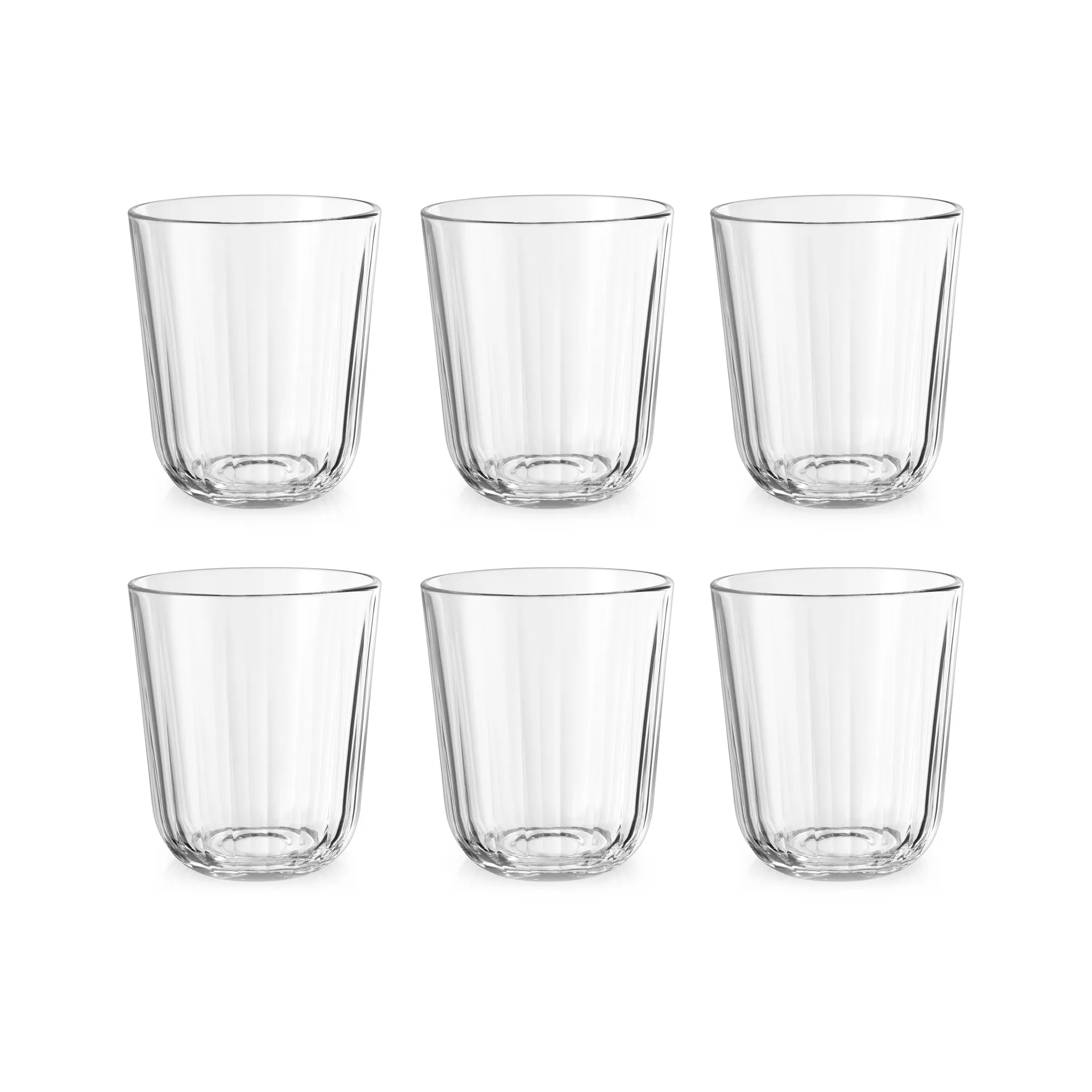 Facet Wasserglas 27cl 6er Pack, Klar Eva Solo