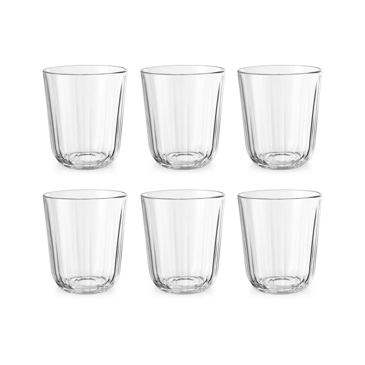 Facet Wasserglas 27cl 6er Pack, Klar Eva Solo