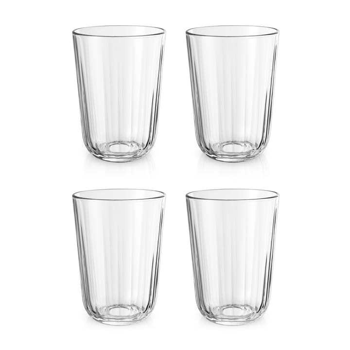 Facet Wasserglas 34cl 4er Pack, Klar Eva Solo