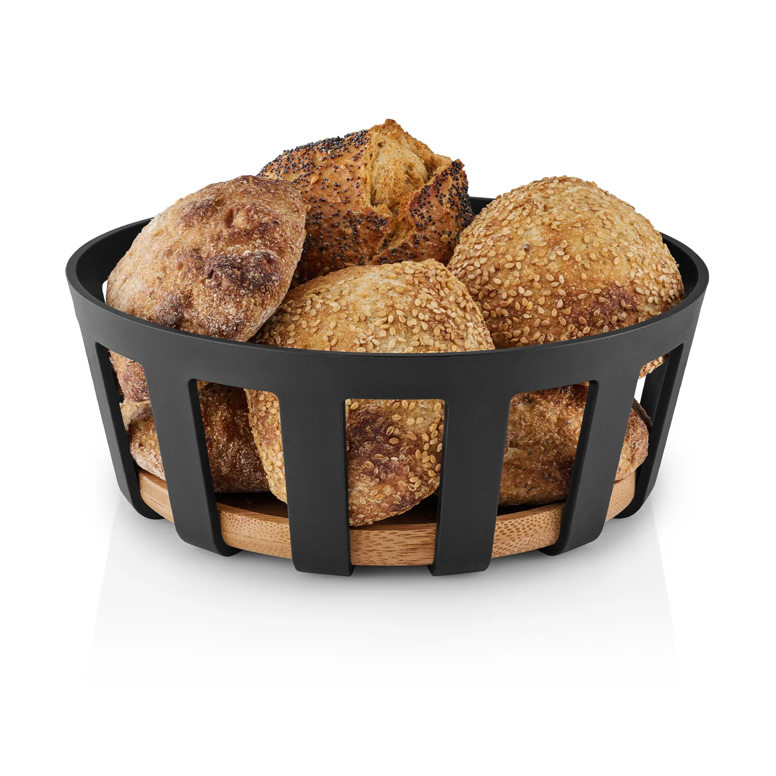 Nordic kitchen Brotkorb, Black, groß, Ø24,5 cm Eva Solo