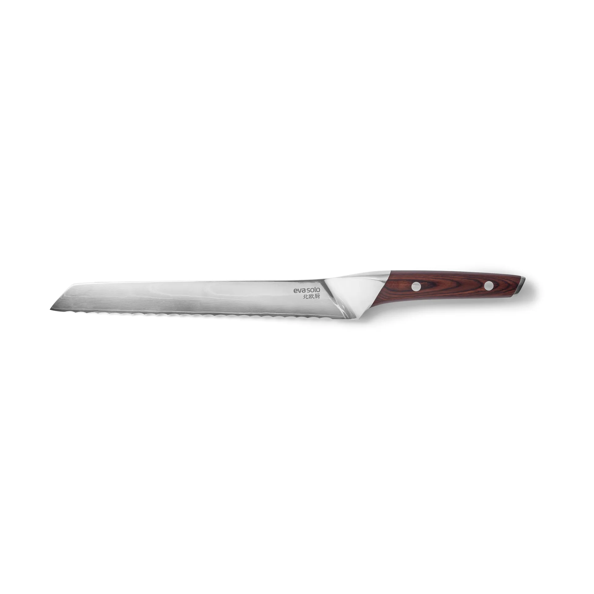 Nordic Kitchen Brotmesser 24 cm, Damaststahl Eva Solo