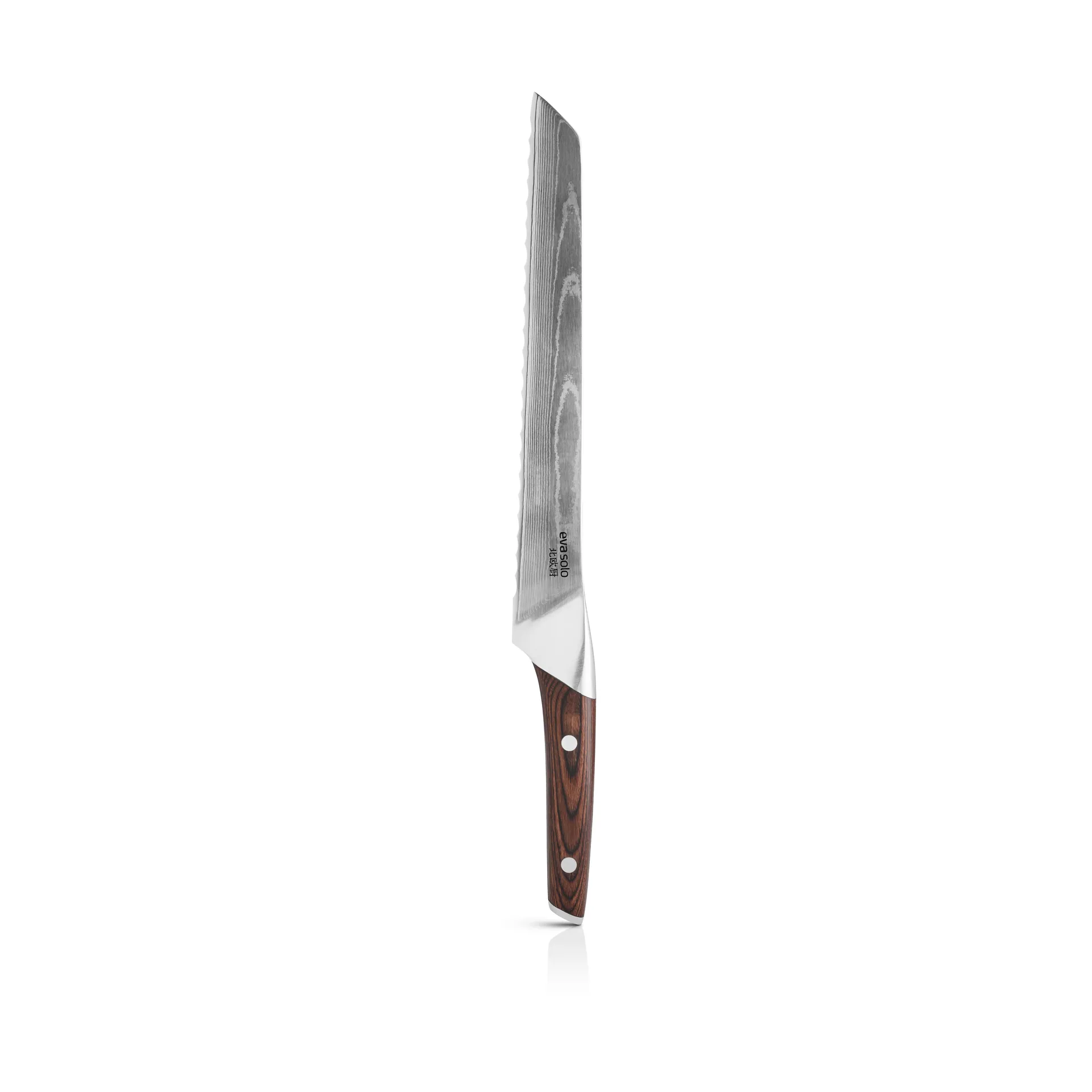 Nordic Kitchen Brotmesser 24 cm, Damaststahl Eva Solo