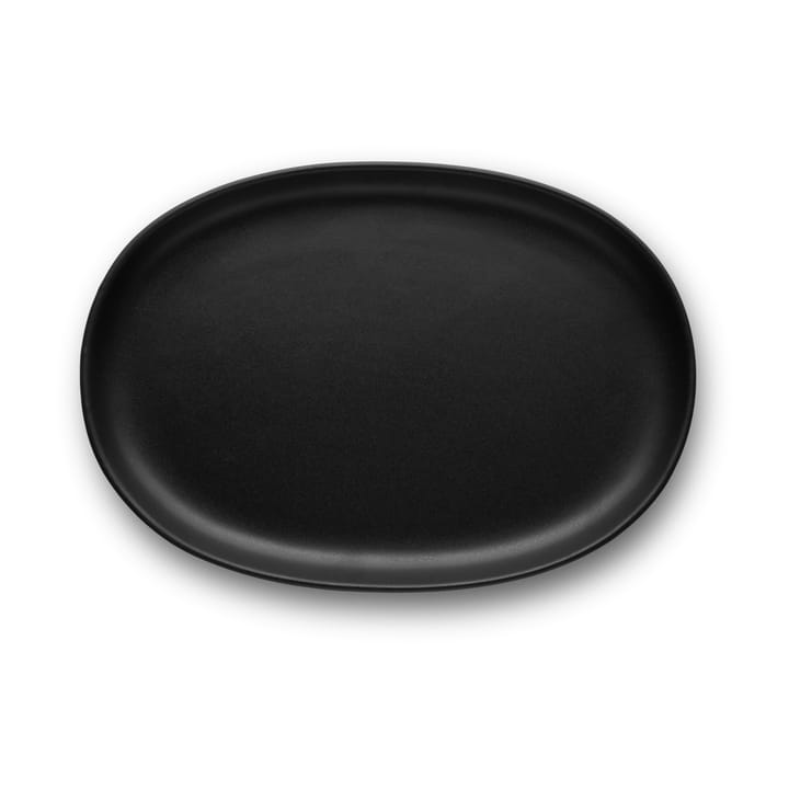 Nordic kitchen oval Teller 18,5 x 26cm, Schwarz Eva Solo