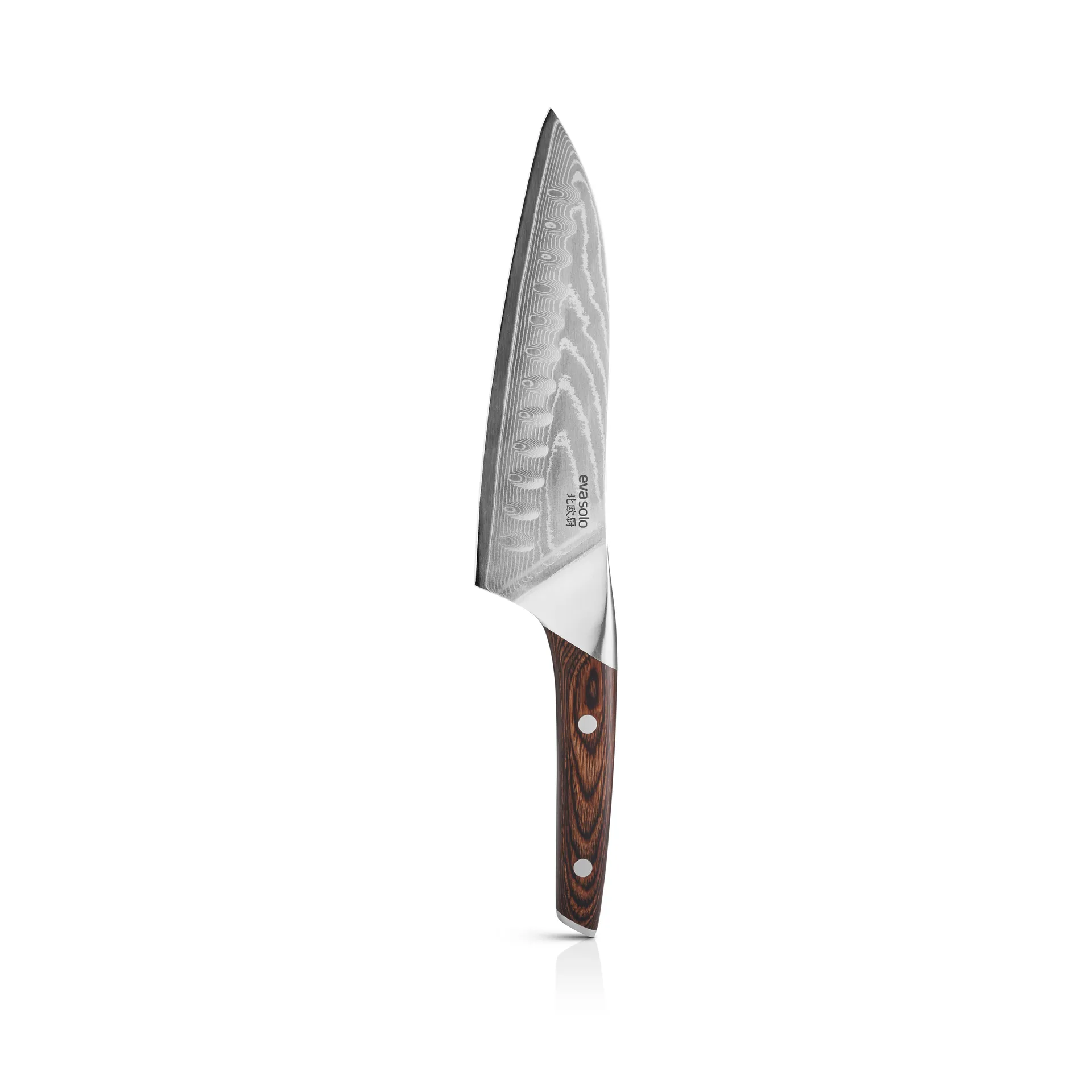 Nordic Kitchen Santokumesser 18 cm, Damaststahl Eva Solo