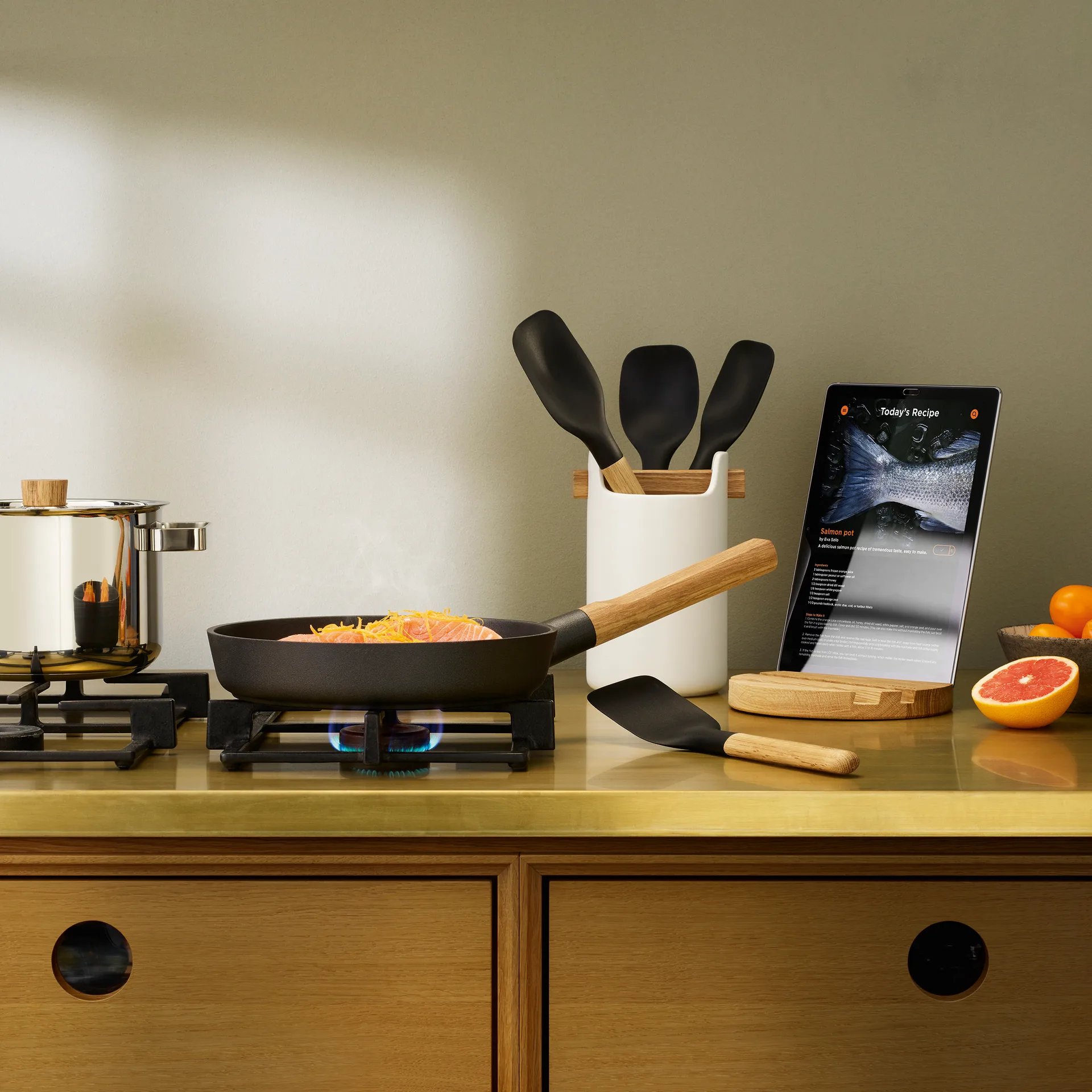 Nordic Kitchen Spachtel, Schwarz Eva Solo
