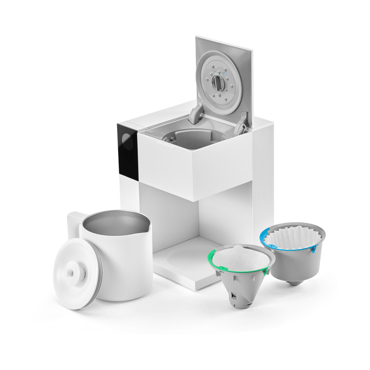 Aiden Precision Kaffeemaschine, Matte white Fellow