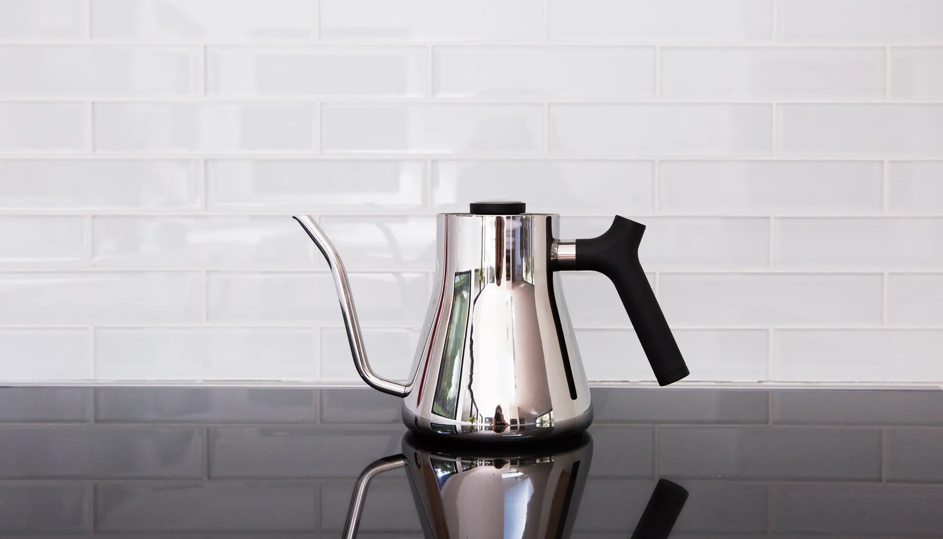 Stagg pour-over Wasserkocher 1 L, Polierter stahl Fellow