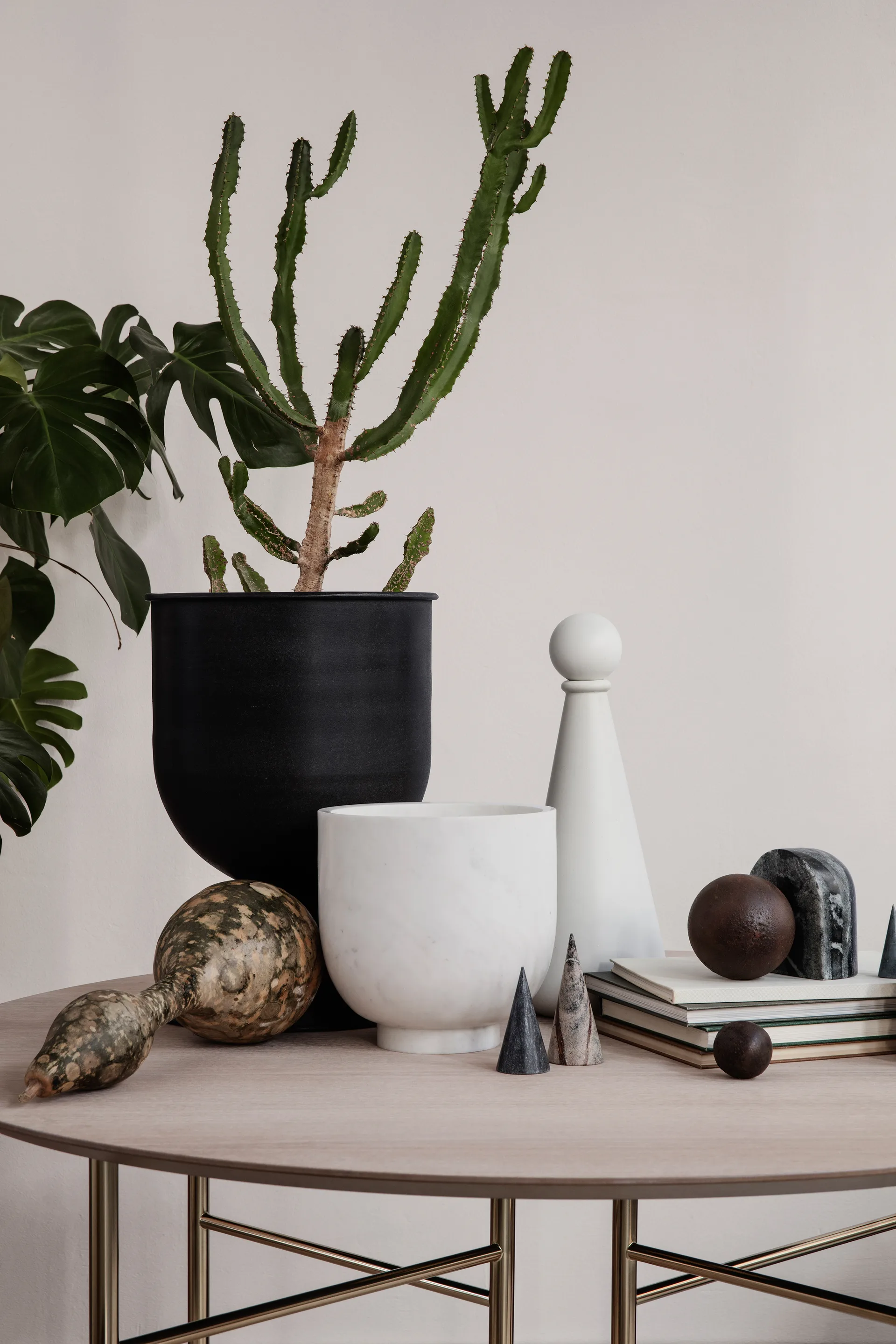 Alza Champagnerkühler, White Marble Ferm Living