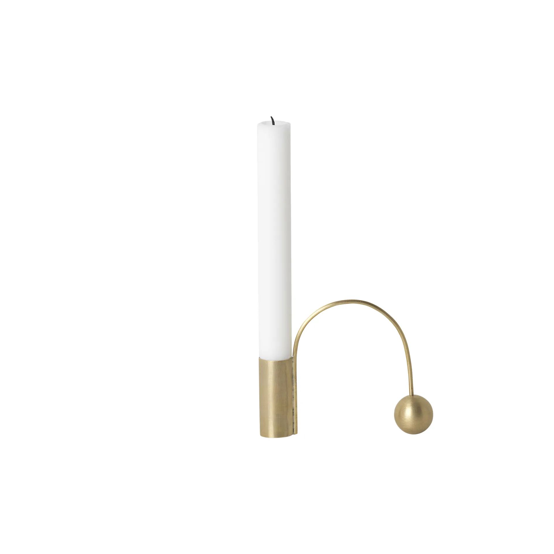 Balance Messing Kerzenhalter, Kerze Ferm Living
