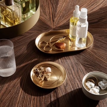 Basho Tablett Ø9,5cm - Messing - Ferm Living