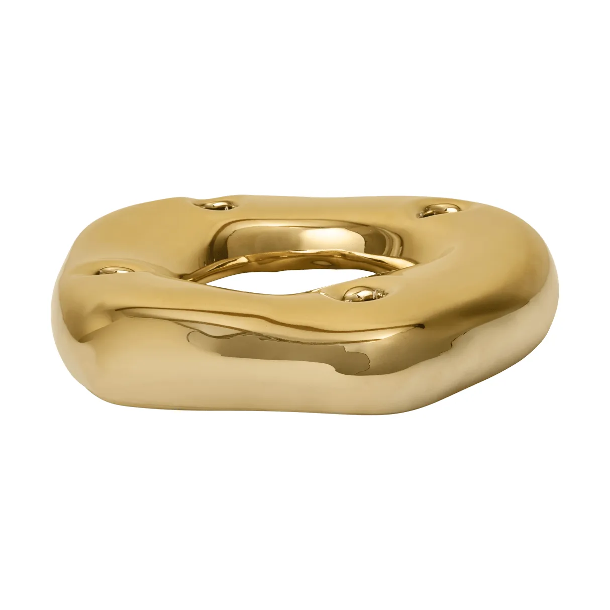 Bellure Ring Kerzenhalter, Messing-Finish Ferm Living