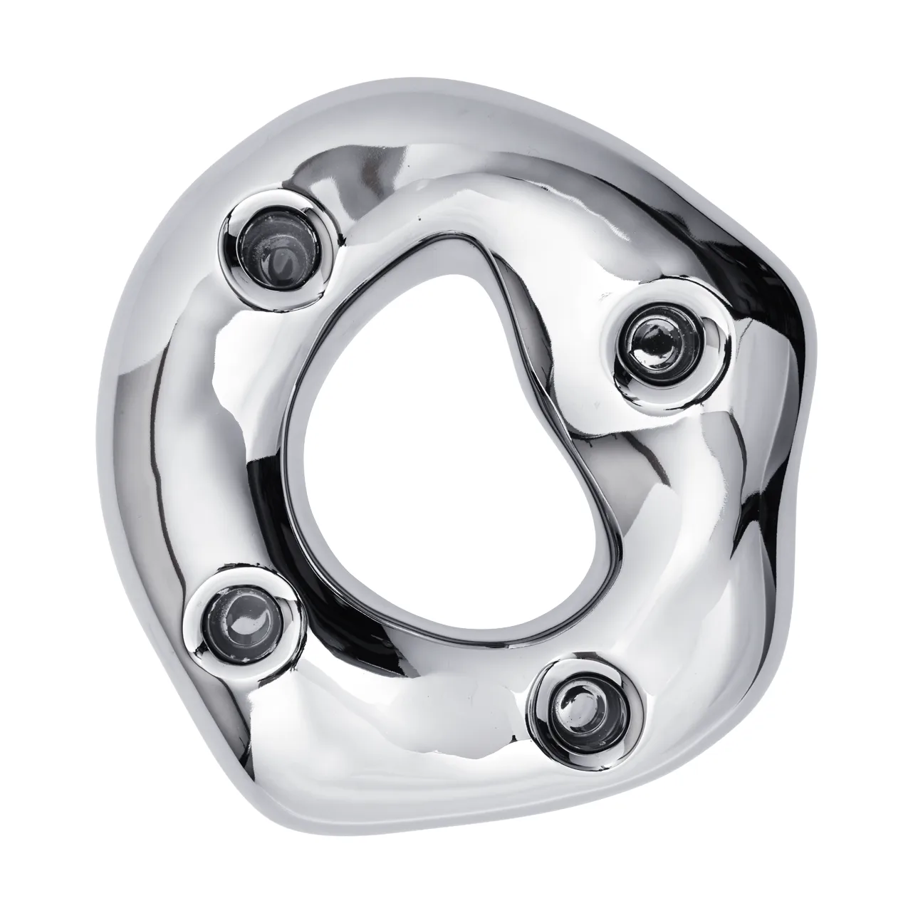 Bellure Ring Kerzenhalter, Silber Ferm Living