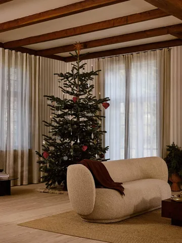 Bellure Weihnachtsanhänger 7 cm 2-teilig - Messing-Finish - Ferm Living