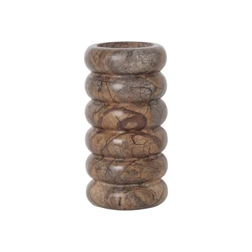 Bendum Vase - Brauner Marmor - Ferm Living