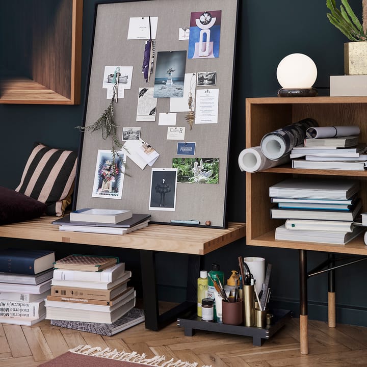 Bon Holztablett small, Schwarz gebeizte Eiche Ferm Living