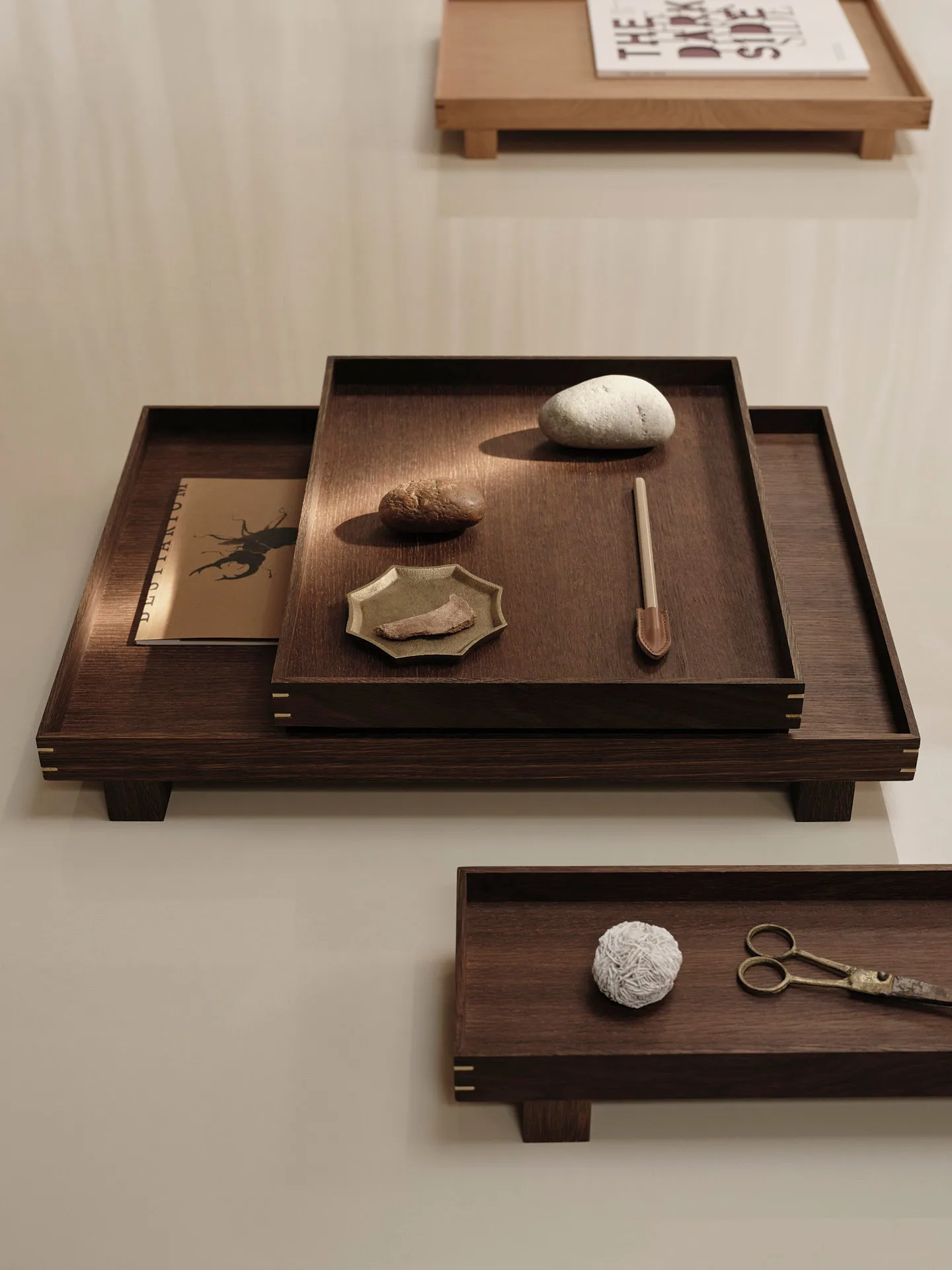 Bon Holztablett X small, Smoked oak Ferm Living