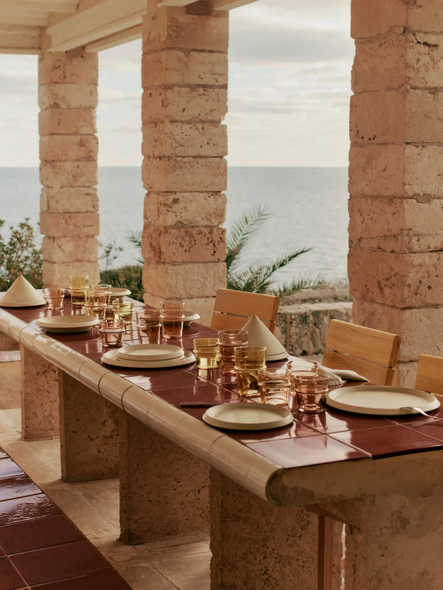 Boya Trinkglas niedrig 30 cl 2er-Pack, Yellow Ferm Living