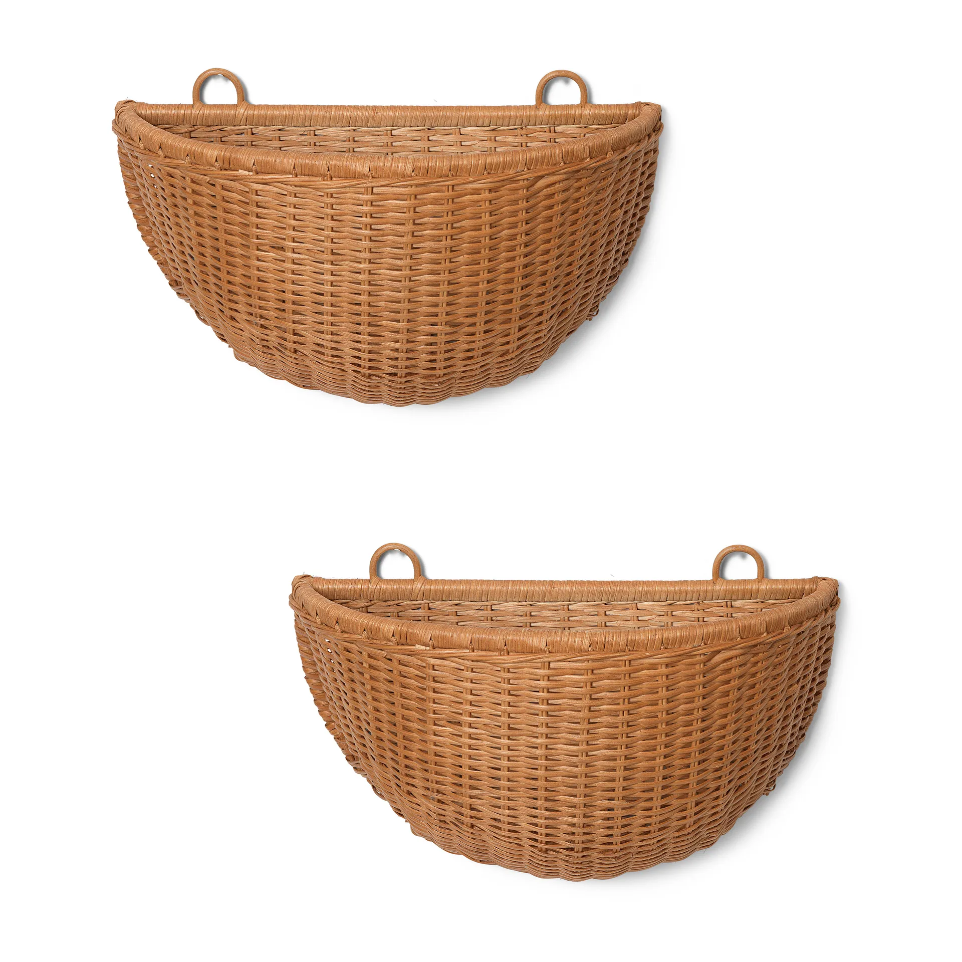 Braided Wandkörbe 2er Pack, Natural Ferm Living