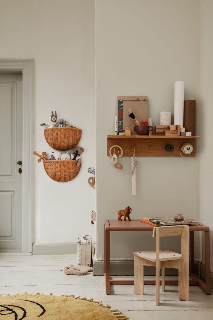 Braided Wandkörbe 2er Pack, Natural Ferm Living