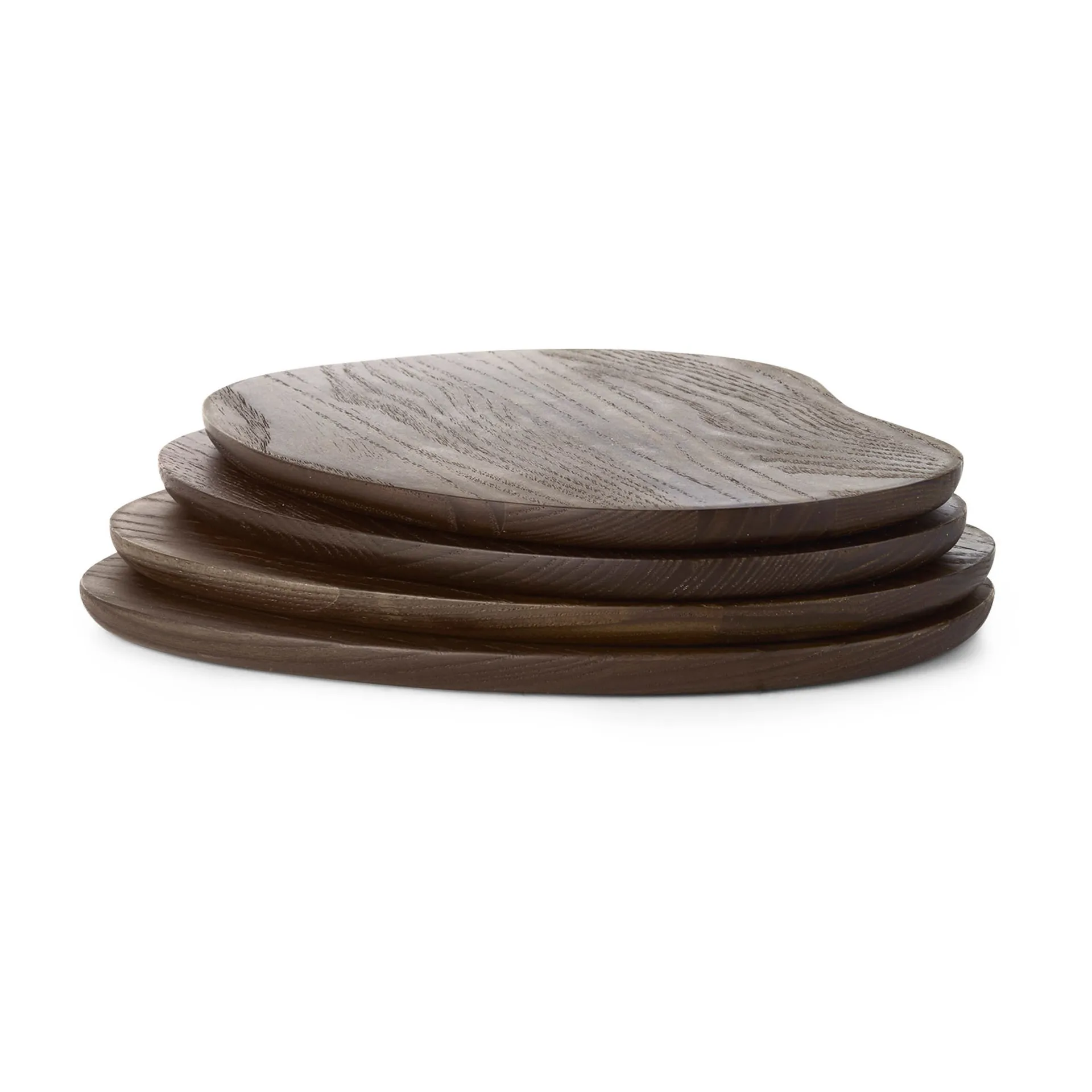 Cairn butter boards Tablett 4 Teile, Dark Brown Ferm Living