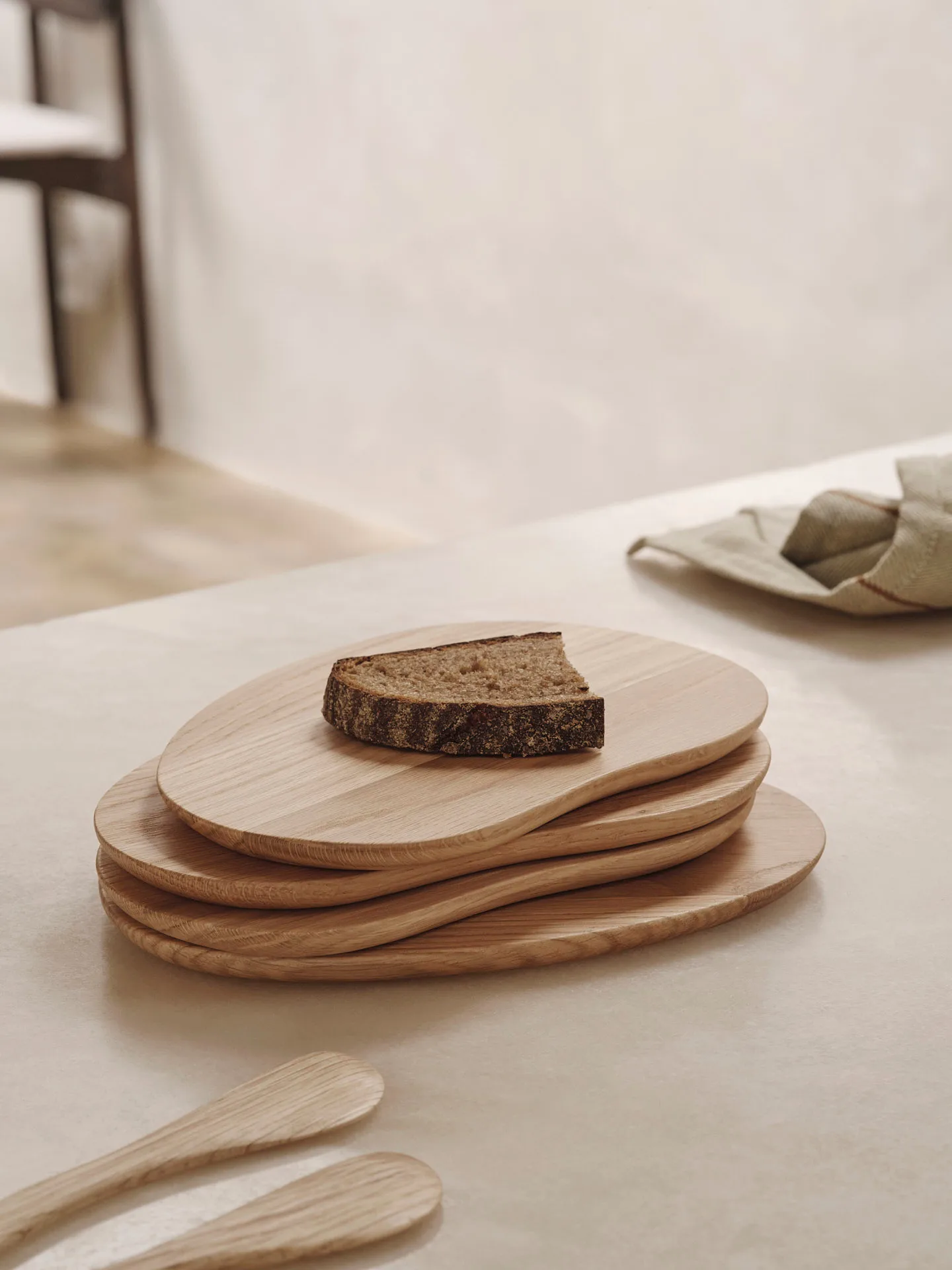 Cairn butter boards Tablett 4 Teile, Oak Ferm Living