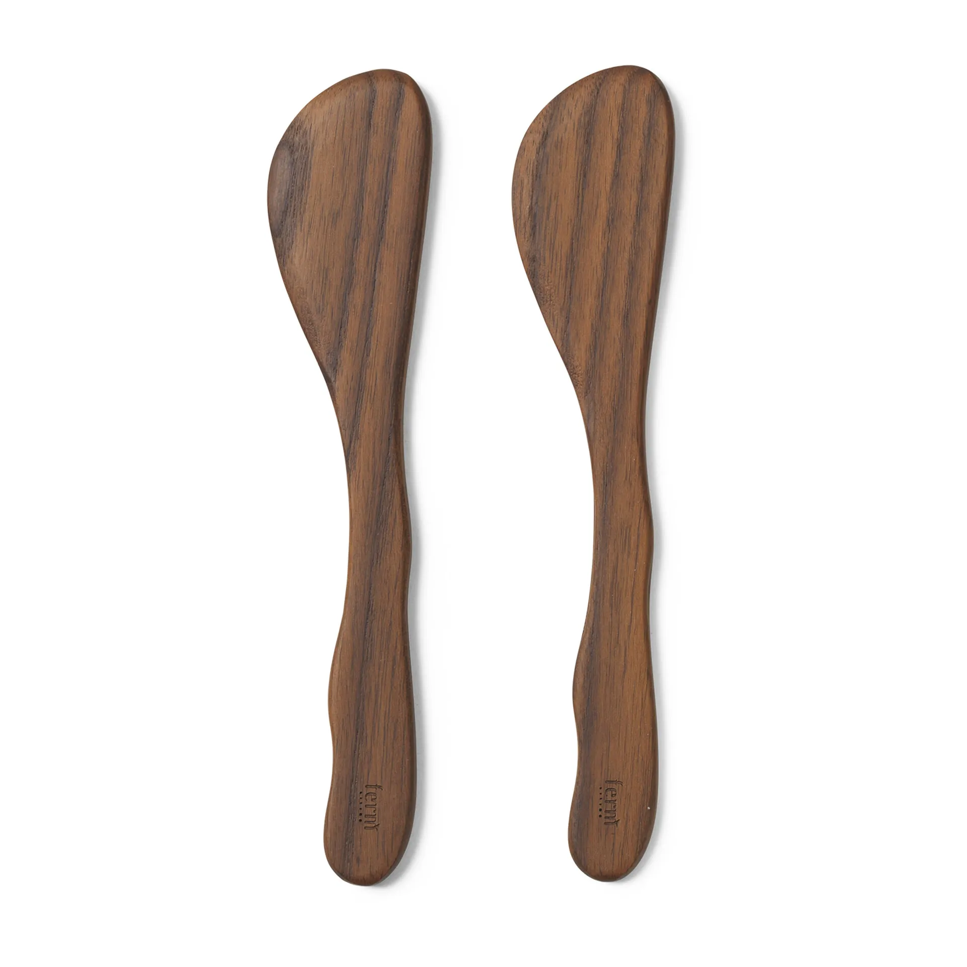 Cairn Buttermesser 2er Pack, Dark Brown Ferm Living