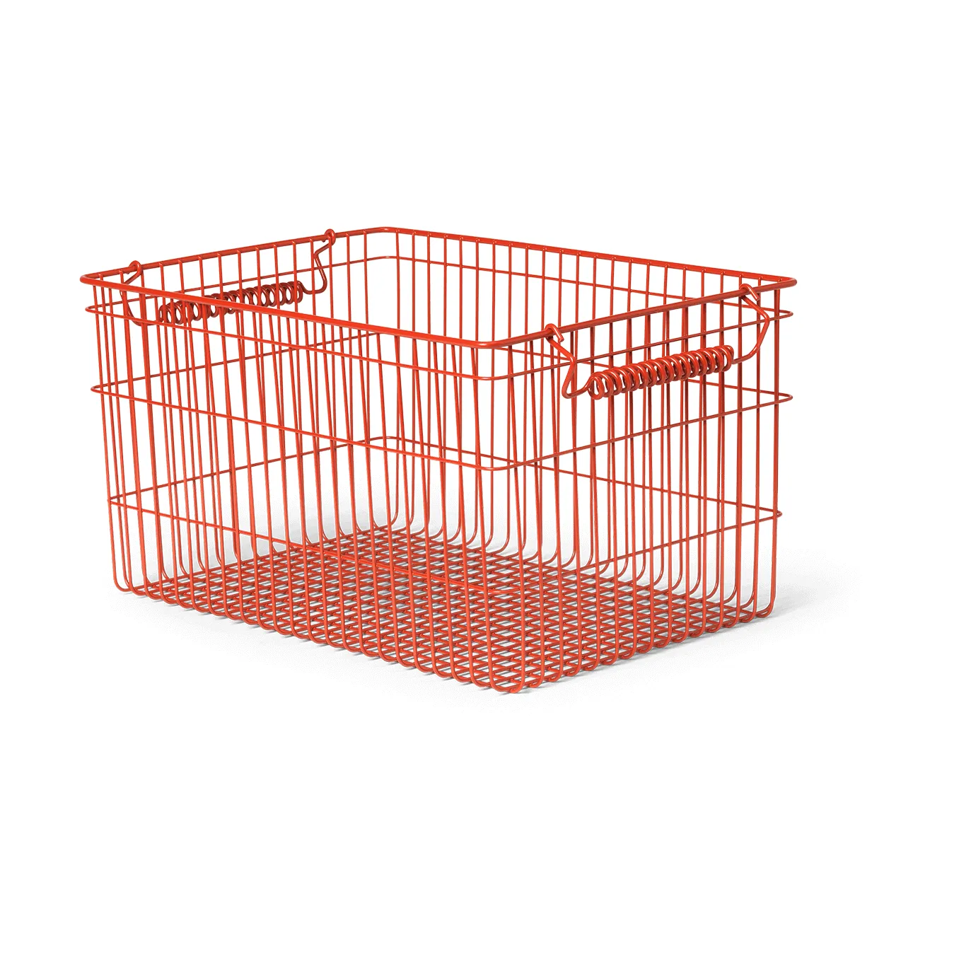 Cala Korb stapelbar 2er Pack, Poppy red, 36,2 x 26,2 x 20,2cm Ferm Living