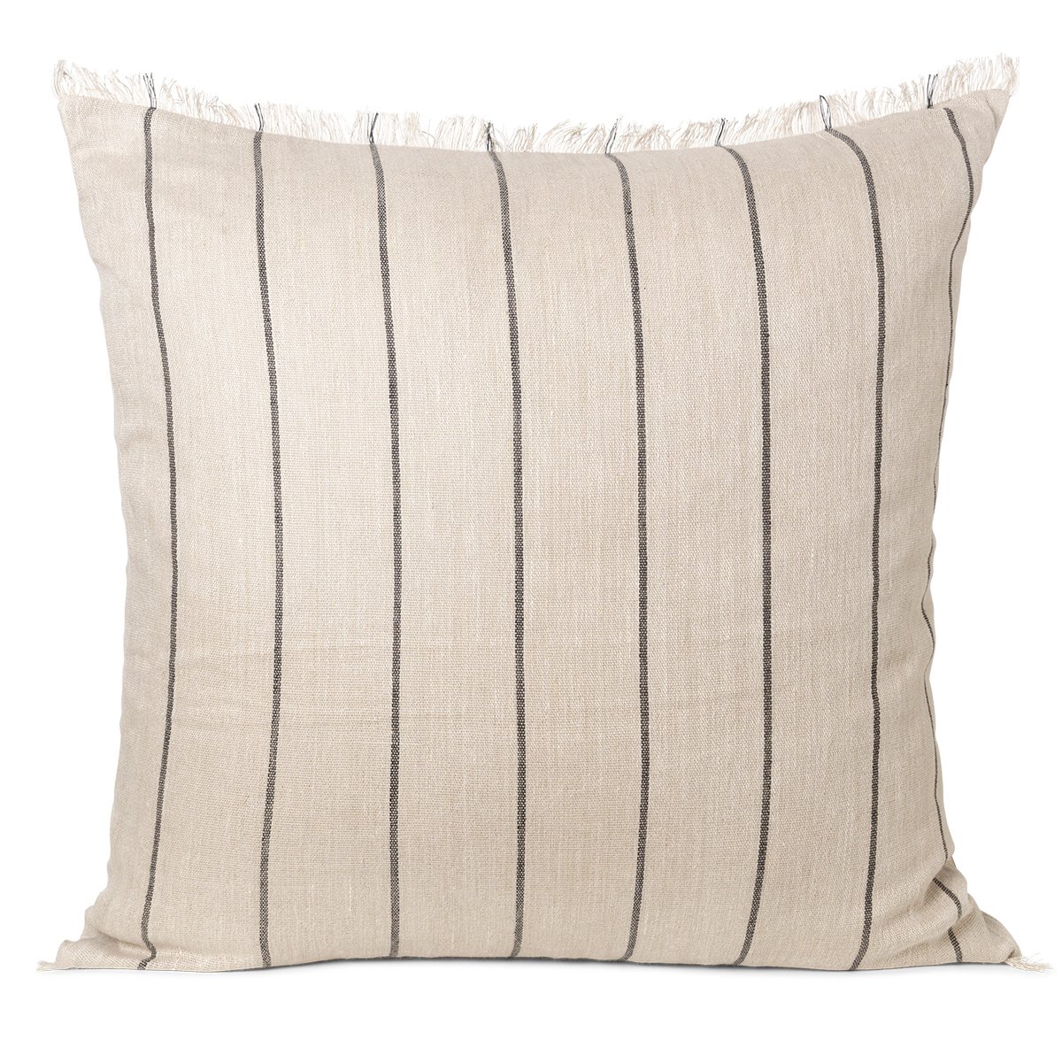 Ferm Living Calm Kissen camel-black 78 x 78cm