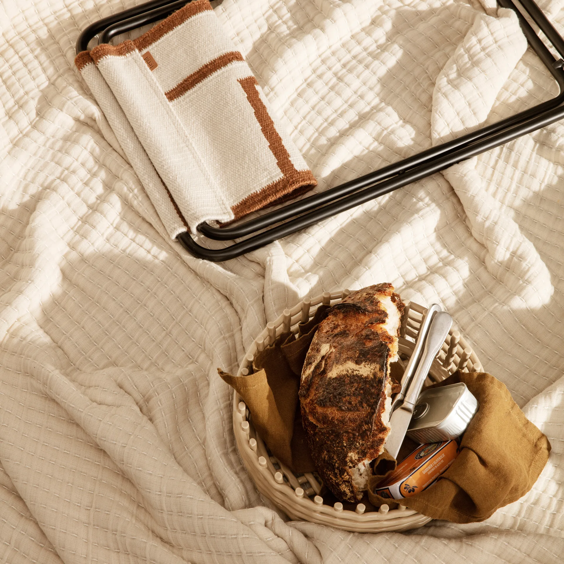 Ceramic geflochtene Schale, Cashmere Ferm Living